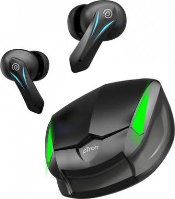 pTron Basspods Flare - TWS Bluetooth Headset  (Black, In the Ear)