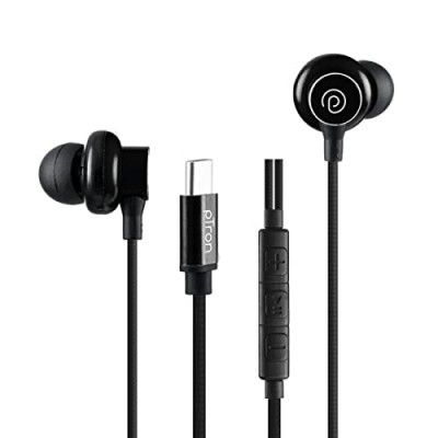 pTron Boom Buddy in-Ear Wired Earphones (Jet Black)