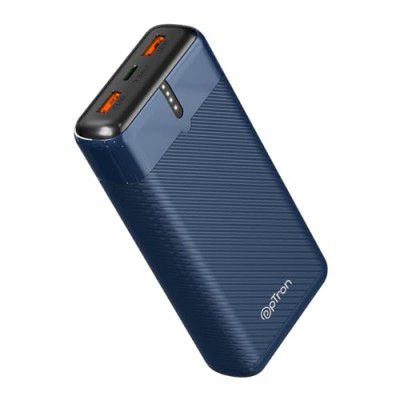 pTron Dynamo Surge 20000mAh 22.5W Fast Charging Power Bank, 20W PD Fast Charging, supports Xiamo, Redmi, Samsung, iPhone, Oneplus, Oppo, 3 Outputs, 1 Input & Multiple Layers of Protection (Blue)