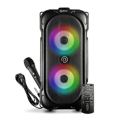 pTron Fusion Party 40W Karaoke Bluetooth Party Speaker with 3M Wired Microphone