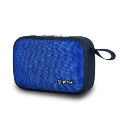 PTron Musicbot Lite 5W Mini Bluetooth Speaker with 6Hrs Playtime, Immersive Sound, 40mm Driver, BT5.1 with Strong Connectivity, Portable Design, Integrated Music and Call Control (Blue)