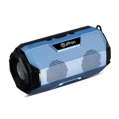 pTron Fusion Rock 16W Portable Bluetooth 5.0 Speaker with Dual Drivers (Blue)