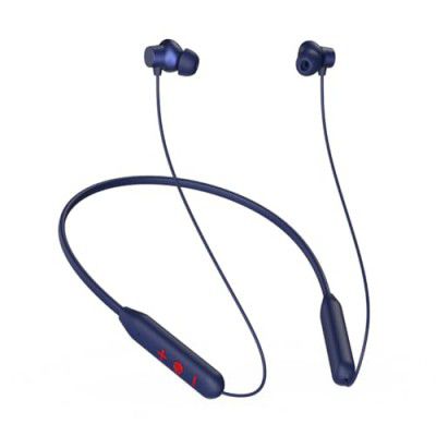 pTron Tangent Eon In-Ear Bluetooth 5.3 Wireless Headphones (Dark Blue)