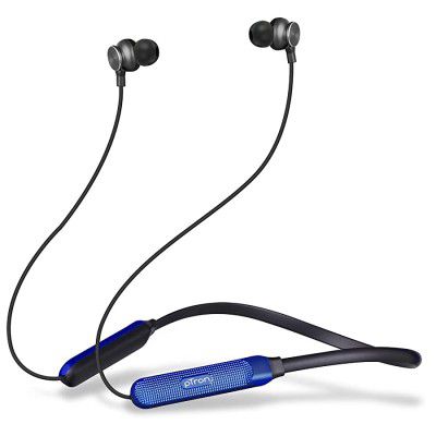 pTron Tangent Duo Made in India Bluetooth 5.2 Wireless in-Ear Earphones(Blue)