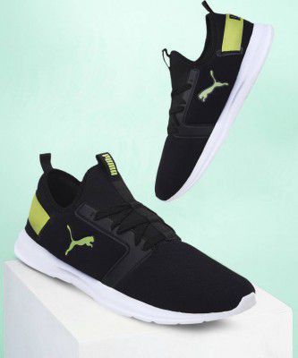 PUMA Men Black Fluorescent Green Bold Extreme IDP Sneakers Sneakers For Men  (Black , 9)