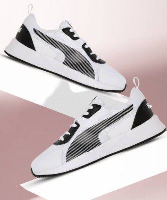 PUMA Men White Black Colourblocked IDP Sneakers Sneakers For Men (Black)