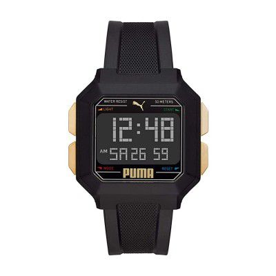 Puma Remix Digital Black Dial Unisexs Watch-P5060