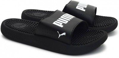 PUMA  Softride Slide Massage Men Slides  (Black , 9)