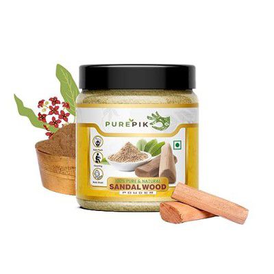 PUREPIK Sandalwood Powder For Face Pack 200 Gram |Chandan Powder For Face Pack |, 1 Count