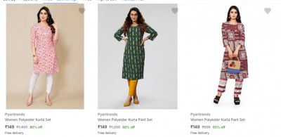 Pyaritrends Womens Ethnic Sets from ₹149