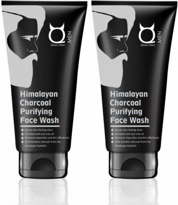 Qraa Himalayan Charcoal Purifying Combo Face Wash  (200 g)