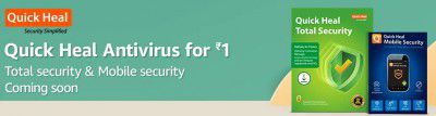 Quick Heal Antivirus For Rs 1