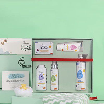 R for Rabbit Pure & Beyond Gift Box 2 (includes Shampoo-200ml, Coconut Oil-100ml, Cream-50g, Soap-75g, Powder-100g)