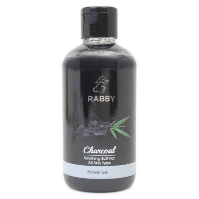 RABBY Charcoal Daily-Use Shower Gel for Men and Women 200ml