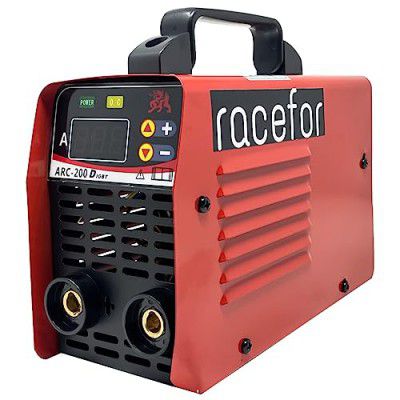 RACEFOR ARC 200D IGBT 200 amp Single Phase Inverter Portable Small Welding Machine (1 Year Warranty)