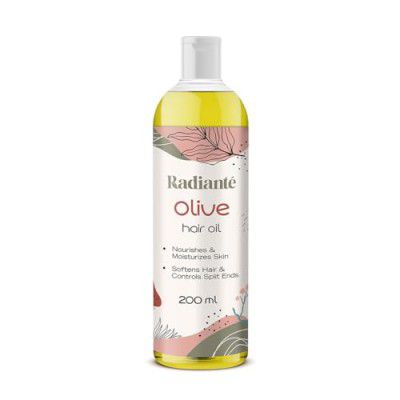 Radiante Olive Hair Oil 200ml - Natural Hair and Skin Care | Nourishes Scalp | Moisturizes Skin | Multi-Purpose Beauty Oil