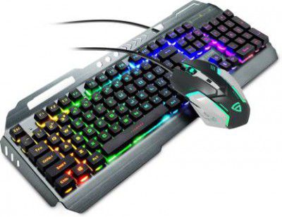 RAEGR RapidGear X70 Gaming Keyboard & Mouse Set | Made of Aluminium Body Combo Set