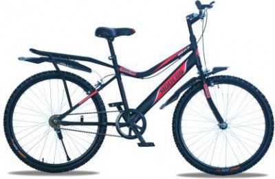 Rafels Modern Cycle/Bicycle With Inbuilt Carrier 24 T Road Cycle  (Single Speed, Black)