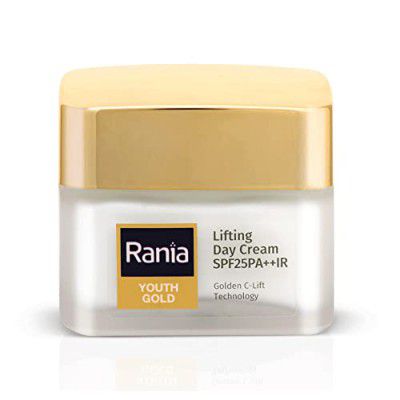 Rania Day Cream SPF25PA++IR|Vitamin C,24K Gold,Niacinamide|Light Weight, Fast Absorbing, Non Greasy|Hydrates skin for a radiant glow| All skin types 45g