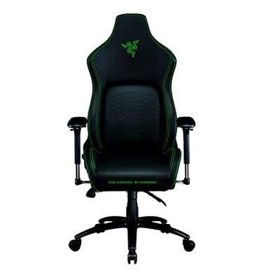 Razer Iskur X Ergonomic Gaming-Chair - Steel-Reinforced Body - Black/Green