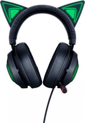 Razer Kraken Kitty - Chroma USB Wired Gaming Headset  (Black, On the Ear)