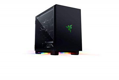 Razer Tomahawk Mini-ITX Gaming Case: Dual-Sided Tempered Glass Swivel Doors - RC21-01400100-R3M1