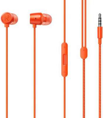 realme Buds 2 Wired Headset (Orange In the Ear)