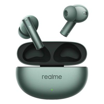 realme Buds Air 6 TWS Earbuds 12.4 mm deep Bass Driver, 40 Hours Playtime, Bluetooth v5.3 (Forrest Green)