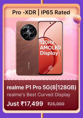 realme P1 Pro 5G @ ₹17,499 during Flipkart GOAT Sale