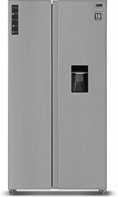 realme TechLife 631 L Frost Free Side by Side Refrigerator  (Silver Steel, 631GSRM)