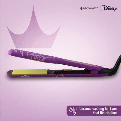 Reconnect Disney Princess Hair Straightener with Ceramic Coating