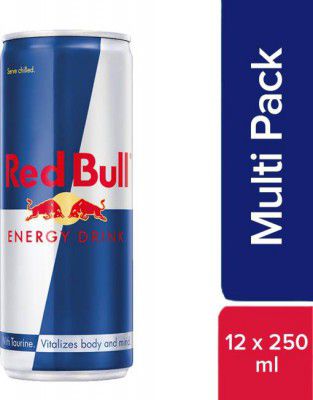 Red Bull Energy Drink  (12x250 ml, Regular Flavored)