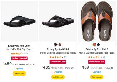 Red Chief Shoes Upto 83% Off