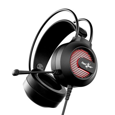 Redgear Shadow Helm Gaming Headset with 50MM Drivers, Superior Fit, Vox Technology Microphone and Multi-Purpose Audio Jack