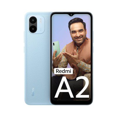 Redmi A2 (Aqua Blue, 4GB RAM, 64GB Storage) | 2 Years Warranty [Limited time Offer]