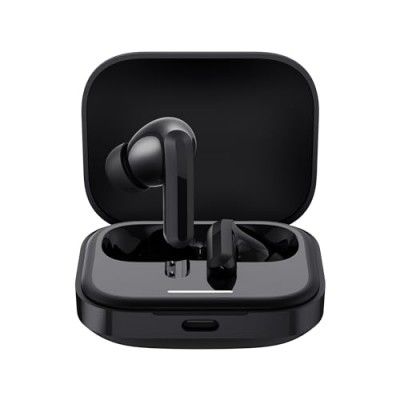 Redmi Buds 5 Bluetooth TWS Earbuds, Up to 46dB Hybrid Noise Cancellation, Quad Mic with AI Call Enhancement, 10mins Charge for 4Hours Life, Up to 38Hrs Playback| Fusion Black