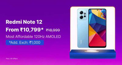 Redmi Note 12 5G @ ₹10,799 on Flipkart's Big Billion Days Sale