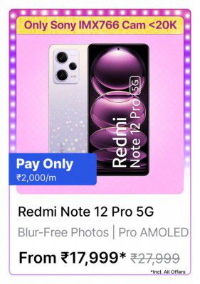 Flipkart Big Billion Days Sale: Redmi Note 12 Pro 5G To Xiaomi 12 Pro, Mi  Phones To Witness Huge Discounts; Offers, Best Deals Here