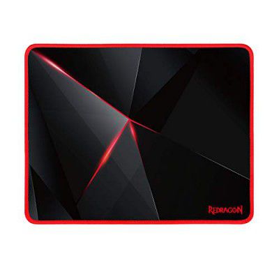 Redragon Capricorn P012 Gaming Mousepad with Stitched Edges, Premium-Textured Mouse Mat, Non-Slip Rubber Base Mousepad for Laptop, Computer & PC - 12.8 x 10 x 0.11 Inches