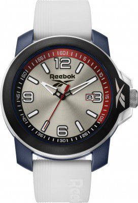 Reebok Triple 3 Analog Silver Dial Mens Watch-RV-TR3-G3-PNIW-1R