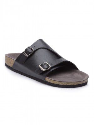 REFOAM ORFMO-06 Men's Synthetic Leather Slip On Trendy | Comfortable | Outdoor | Stylish Casual Sandals