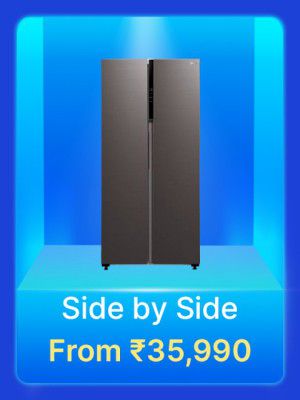 Side by Side Refrigerator from Rs. 35990 in Flipkart Big Billion Days Sale