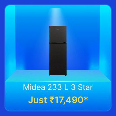 Midea 233 L Refrigerator @ Rs.17490 in Flipkart Big Billion Days Sale