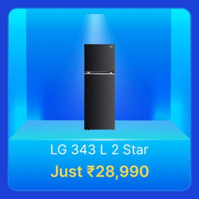 LG 343 L Refrigerator @ Rs.28990 in Flipkart Big Billion Days Sale