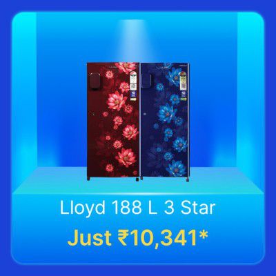 Llyod 188L Refrigerator @ Rs. 10341 in Flipkart Big Billion Days Sale