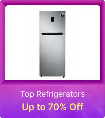 Refrigerators @ upto 70% off on Flipkart Big Billion Days Sale