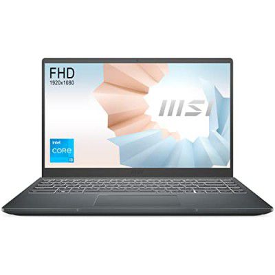 (Refurbished) MSI Modern 14, Intel i5-1155G7, 14" FHD IPS-Level 60Hz Panel Laptop (8GB/512GB NVMe