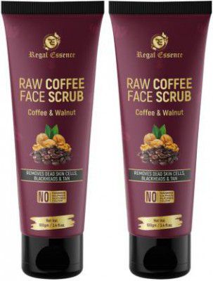 Regal Essence Raw Coffee Face Scrub with Walnut