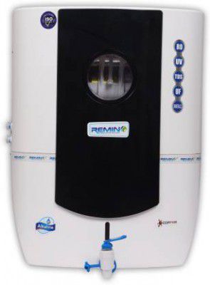 Remino Active copper + Alkaline 8 Stages 12 L RO + UV + UF + TDS Water Purifier  