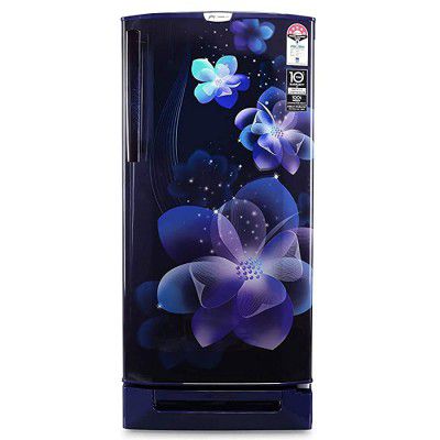 (Renewe) Godrej 190 L Inverter Direct-cool Single Door Refrigerator With Base Drawer (Rd 1905 Ptdi 53 Jw Bl, 5 Star Rating, Jewel Blue)